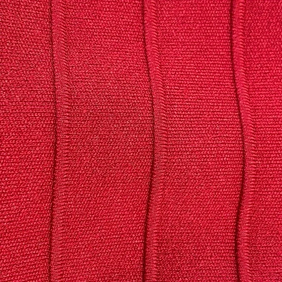 ANTHROPOLOGIE Hutch Square Neck Slim Midi Dress In Cranberry Size L -NWT - Picture 10 of 10